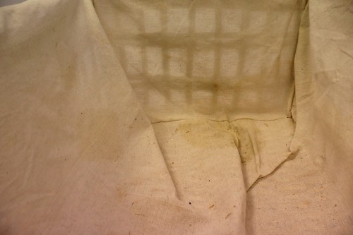Cesta mimbre blanca