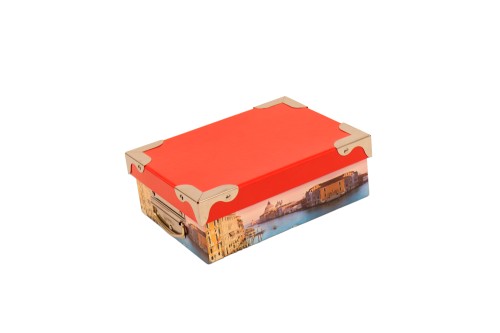 Caja carton roja