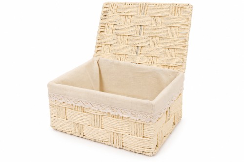 Baúl tela beige
