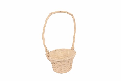 Macetero cesta blanco