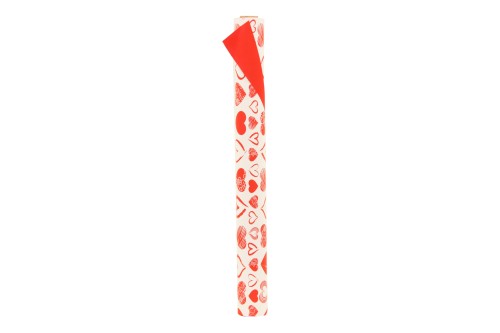 White-red double-sided roll h. 70*50 mt.