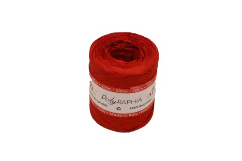 Rouleau de Raphia Rouge