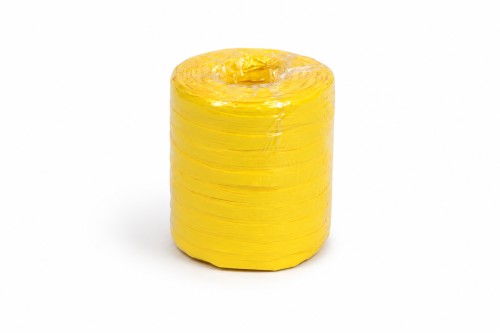 Rollo de rafia amarilla 200m