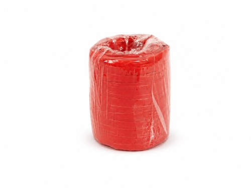Rollo de rafia rojo 200m