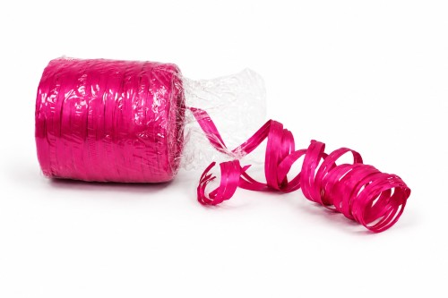 Rollo de rafia rosa fucsia 200m