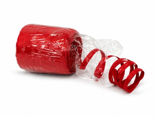 Rollo de rafia rojo 200m