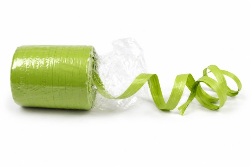 Rollo de rafia verde claro 200m