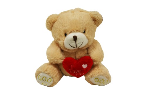 Peluche oso con corazon s/5