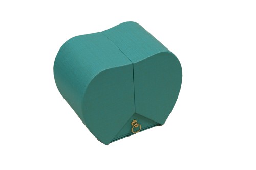 Cajita rosa eterna azul claro joyero sorpresa