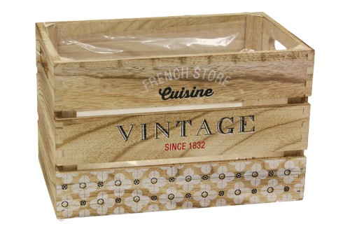 Caja madera french store