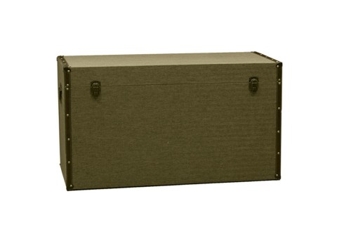 Baul tela clasico verde