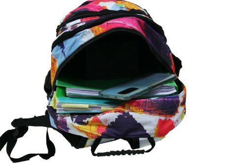 Mochila floral multicolor